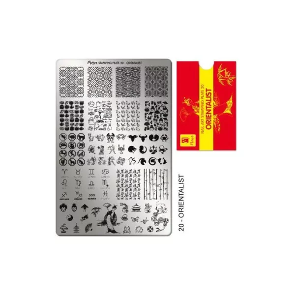 Moyra stamping plate 020 - Orientalist