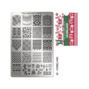 Moyra stamping plate 042 - Homeland