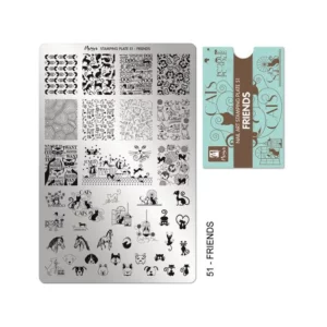 Moyra stamping plate 051 - Friends