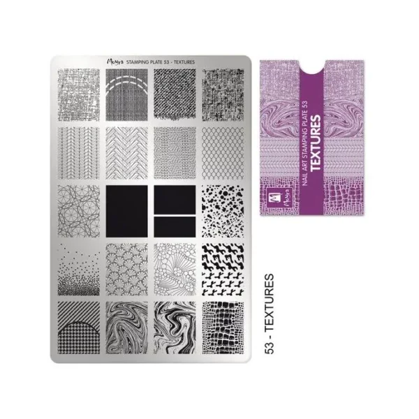 Moyra stamping plate 053 - Textures Moyra stamping plate 053 - Textures
