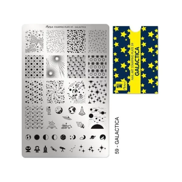 Moyra stamping plate 059 - Galactica