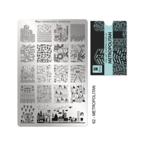 Moyra stamping plate 062 - Metropolitan