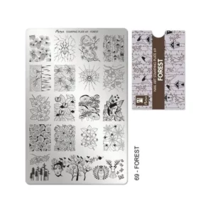 Moyra stamping plate 069 - Forest