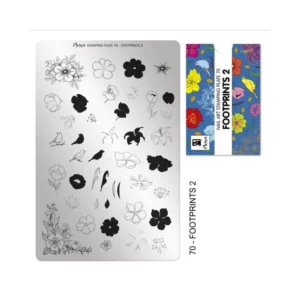 Moyra stamping plate 070 - Footprints2