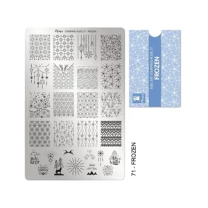 Moyra stamping plate 071 - Frozen