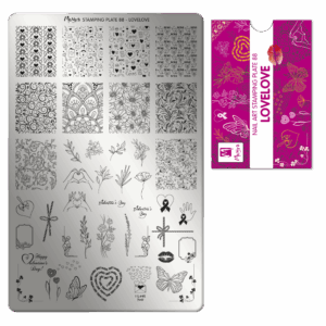 Moyra stamping plate 088 - LoveLove