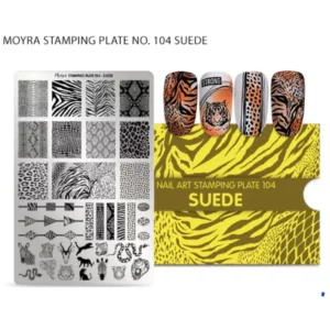 Moyra stamping plate 104 - Suede