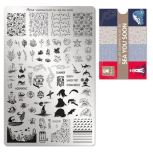 Moyra stamping plate 110 - Sea You Soon