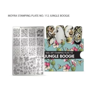 Moyra stamping plate 112 - Jungle Boogie