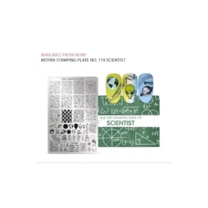 Moyra stamping plate 119 - Scientist