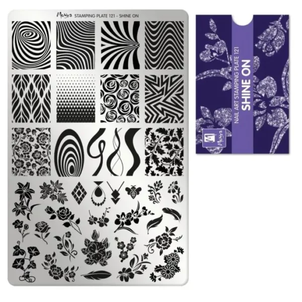 Moyra stamping plate 121 - Shine On