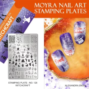 Moyra stamping plate 126 - Witchcraft