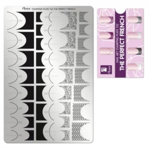 Moyra stamping plate 132 - The Perfect French
