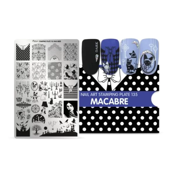 Moyra stamping plate 135 - Macabre