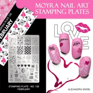 Moyra stamping plate 138 - February