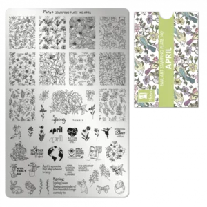 Moyra stamping plate 140 - April