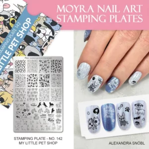 Moyra stamping plate 142 - My Little Pet Shop