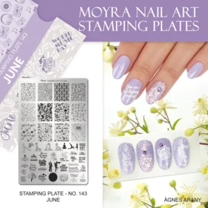 Moyra stamping plate 143 - June