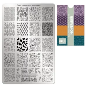 Moyra stamping plate 149 - November