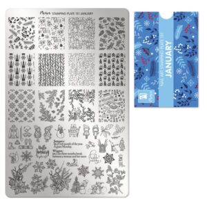 Moyra stamping plate 151 - January
