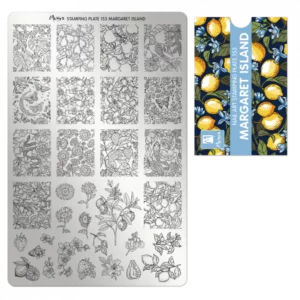 Moyra stamping plate 153 - Margaret Island
