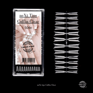 Next Tips Coffin Clear 504 pcs