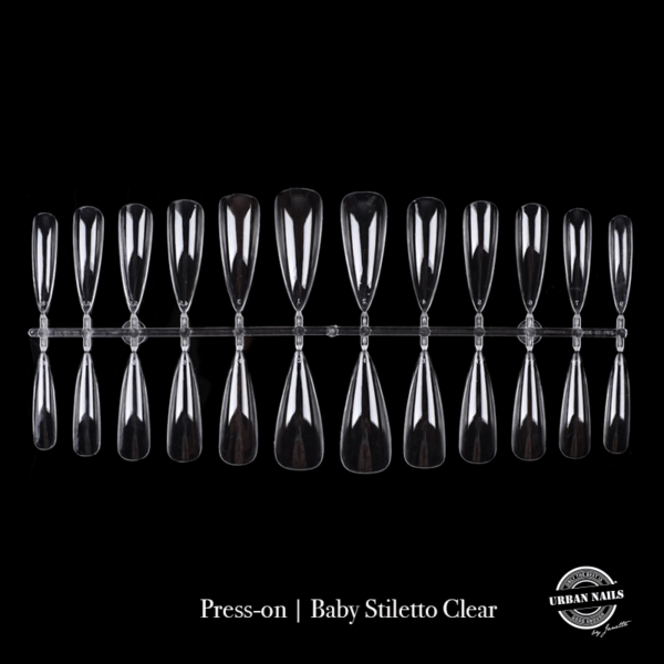 Press-onShowtips Baby Stiletto Clear 72 pcs (2) Press-onShowtips Baby Stiletto Clear 72 pcs (2)