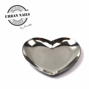 Rhinestone heart silver