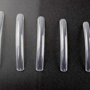 Tip box tips  clear 10 st bent