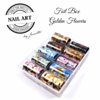 Foil Box Golden Flowers