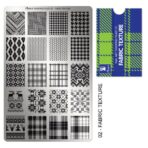 Moyra Stamping Plate 02 Fabric Texture