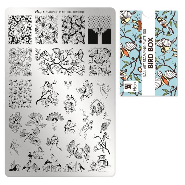 Moyra Stamping Plate 100 Bird Box 1