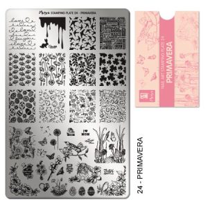Moyra stamping plate 024 - Primavera