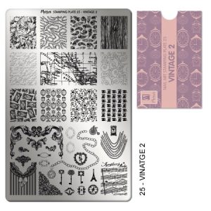 Moyra stamping plate 025 - Vintage2
