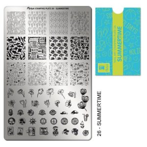 Moyra stamping plate 026 - Summertime