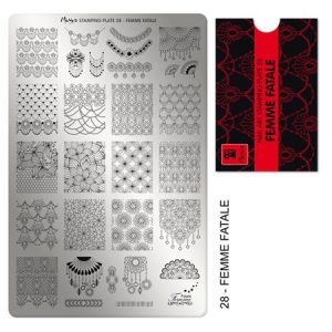 Moyra stamping plate 028 - Femme Fatale