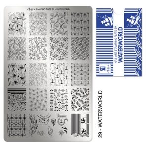 Moyra stamping plate 029 - Waterworld