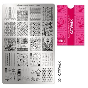 Moyra stamping plate 030 - Catwalk