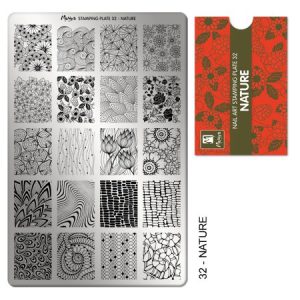 Moyra stamping plate 032 - Nature