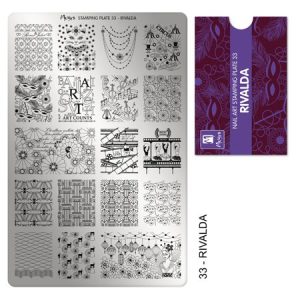 Moyra stamping plate 033 - Rivalda