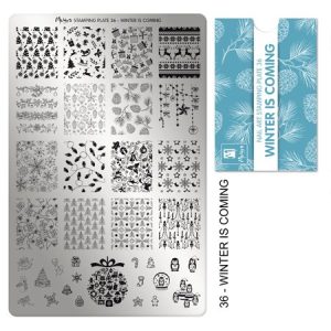 Moyra stamping plate 036 - Winter is coming
