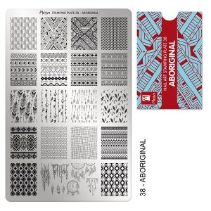 Moyra stamping plate 038 - Aboriginal