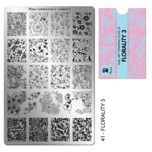 Moyra stamping plate 041 - Florality 3