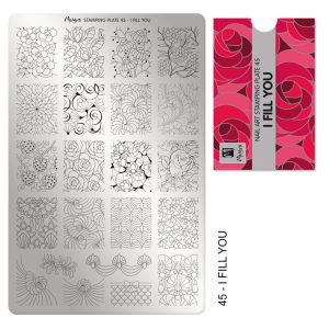 Moyra stamping plate 045 - I fill You