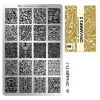 Moyra Stamping Plate 49 Ornaments 2