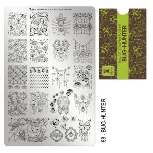 Moyra stamping plate 068 - Bug Hunter