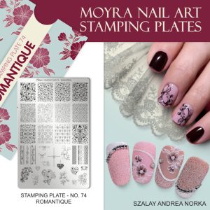 Moyra stamping plate 074 - Romantique