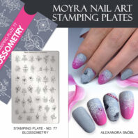 Moyra Stamping Plate 77 Blossometry 2