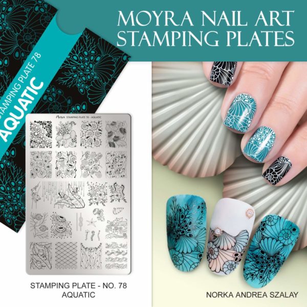 Moyra Stamping Plate 78 Aquatic 2