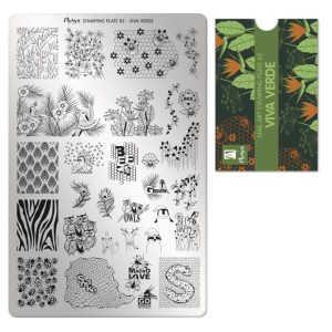 Moyra stamping plate 082 - Viva Verde